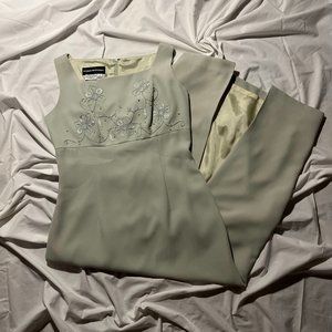 Donna Morgan Sage Green Dress